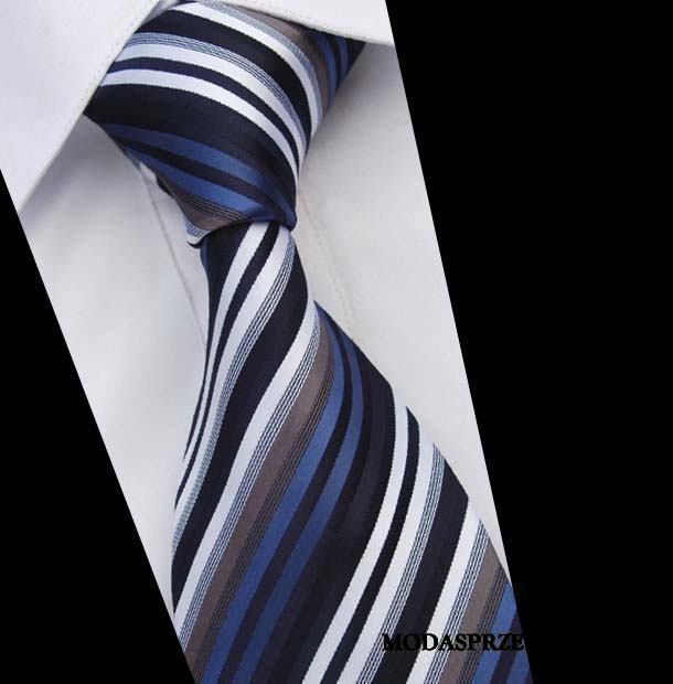 Krawat Męskie Sklep Sukienka Wysoki Koniec W Paski Jedwab Męska Beżowy Niebieski Fioletowy Jasny