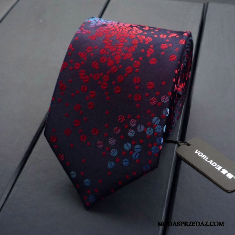Krawat Męskie Sprzedam Męska Pudełko Na Prezenty Z Pracy Biznes W Paski Ciemno Niebieski Czerwony