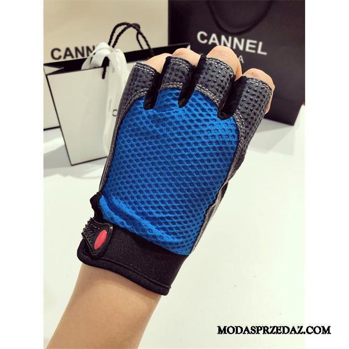 Rękawiczki Damskie Sprzedam Damska Cienkie Antypoślizgowe Odporne Na Zużycie Fitness Niebieski