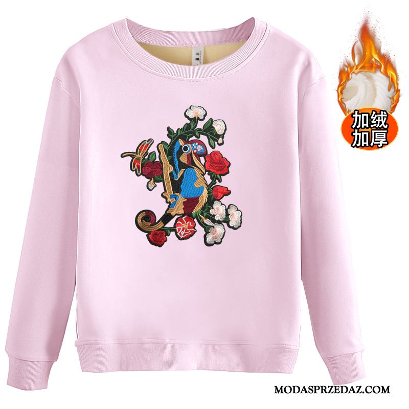 Bluza Z Kapturem Damskie Tanie Pullover Nowy Bluzy Z Kapturem Szerokie Tendencja Czarny