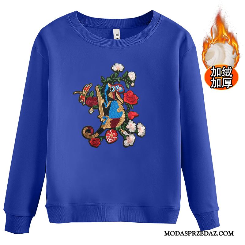 Bluza Z Kapturem Damskie Tanie Pullover Nowy Bluzy Z Kapturem Szerokie Tendencja Czarny