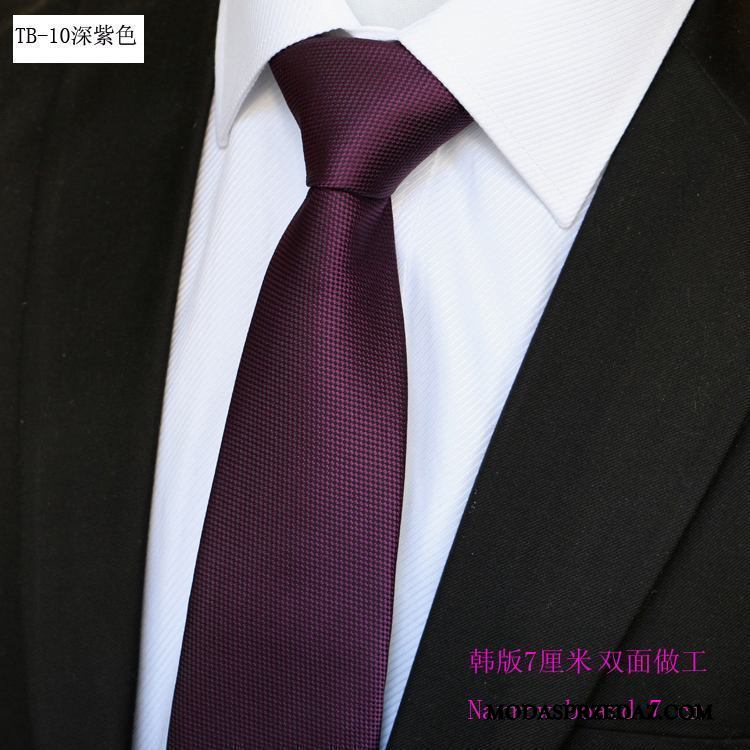 Krawat Męskie Kup Sukienka Męska Dwustronny Biznes Wodoodporny Czysta Beżowy Niebieski