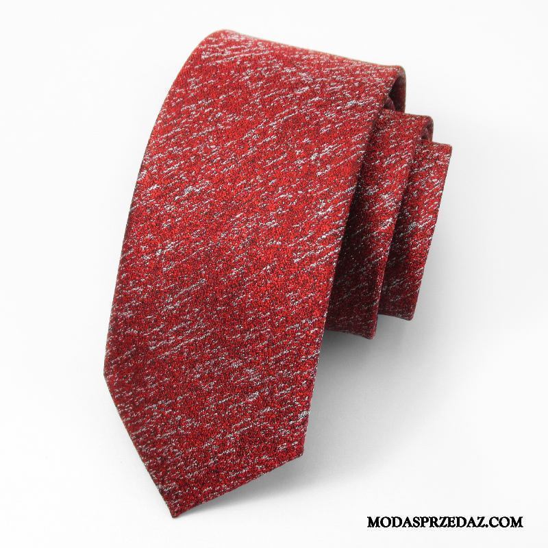 Krawat Męskie Online Biznes Zamek Ślubna Moda Sukienka Fioletowy Czerwony