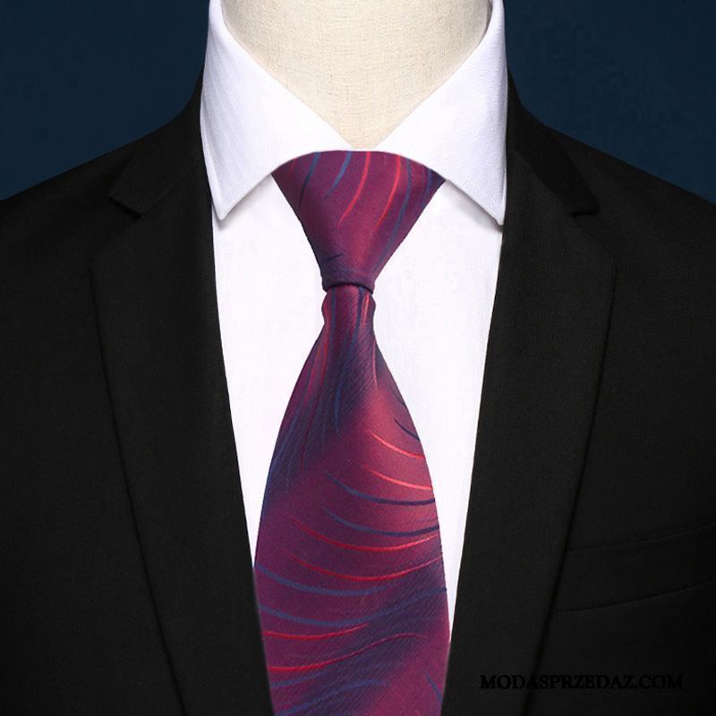 Krawat Męskie Sklep Ślubna Biznes Sukienka Casual Męska Burgund Beżowy Niebieski Czerwony