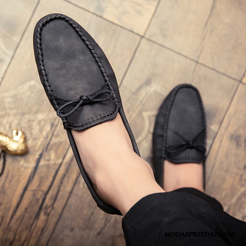 Mokasyny Męskie Sprzedam Buty Tendencja Slip On Casual 2019 Brązowy