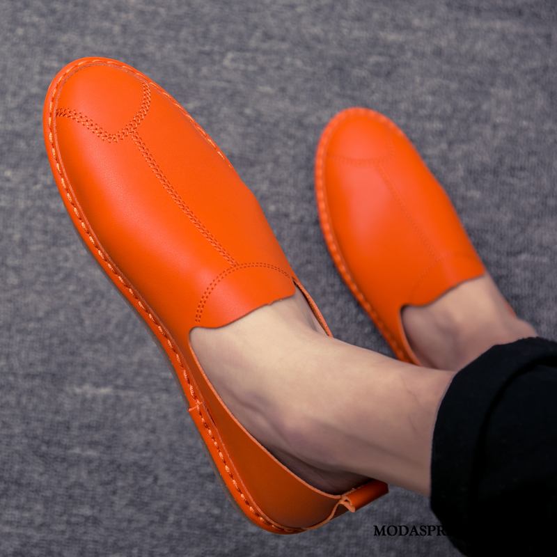 Mokasyny Męskie Sprzedam Casual Tendencja Oddychające Slip On Buty Żeglarskie Czarny