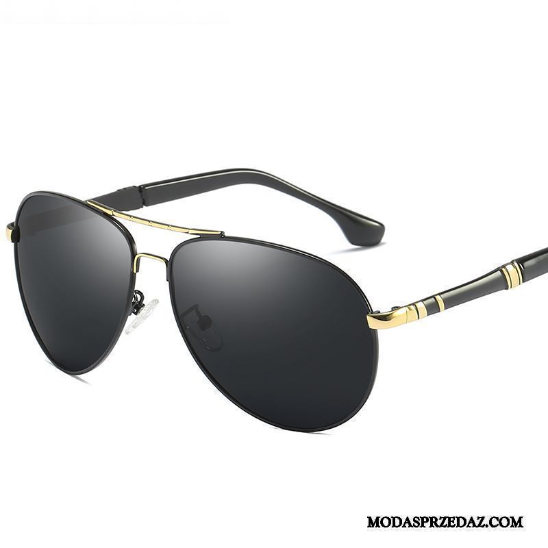 Okulary Przeciwsłoneczne Męskie Sklep Moda Dla Kierowców Vintage Trendy Męska Złoty Fioletowy