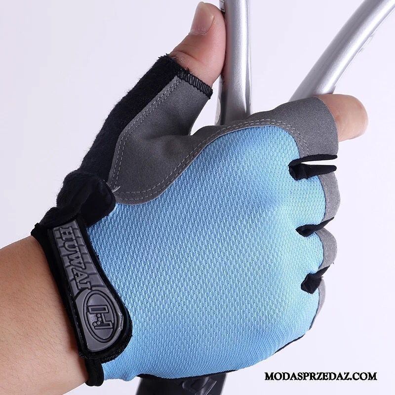 Rękawiczki Męskie Sprzedam Ochrona Przed Słońcem Sportowe Antypoślizgowe Hantle Damska Czarny