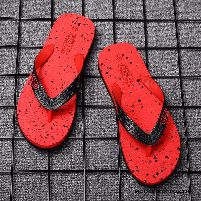 Japonki Męskie Sprzedam Moda Odzież Wierzchnia Kapcie Outdoor Lato Czerwony