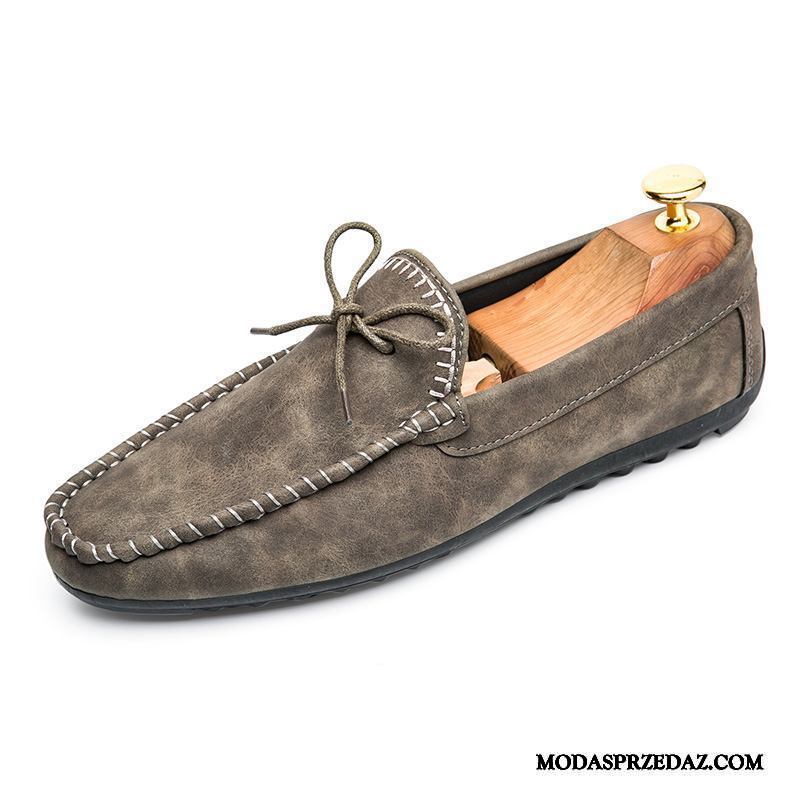 Mokasyny Męskie Sprzedam Buty Tendencja Slip On Casual 2019 Brązowy